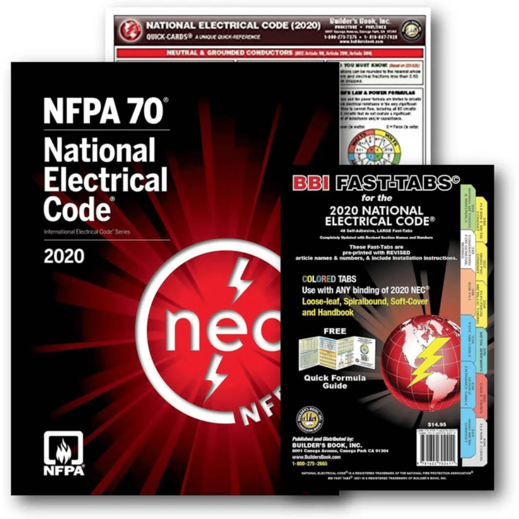 Book cover of Set of National Electrical Code 2020 – NEC NFPA-70 with Fast Tabs