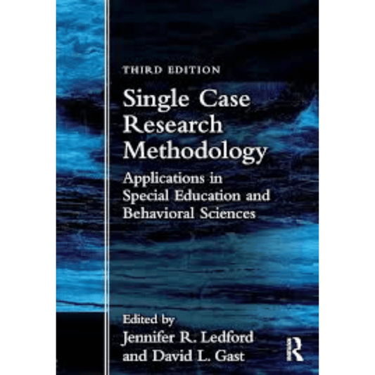 Book cover of Single Case Research Methodology 3rd Ed – Routledge Textbook