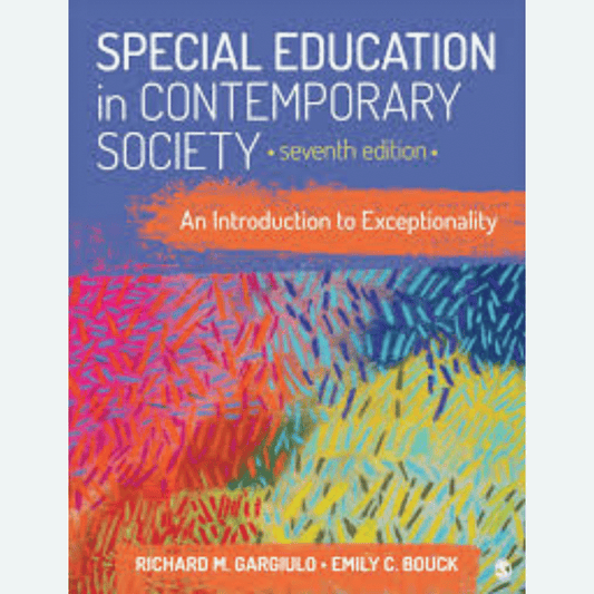 Book cover of Special Education in Contemporary Society – 7th Ed (ISBN