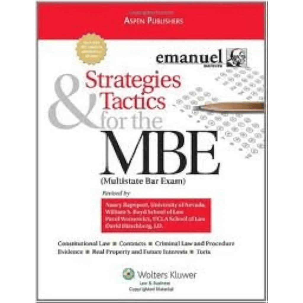 Book cover of Strategies & Tactics for the MBE – 7th Ed | PCPL Book