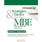 Book cover of Strategies & Tactics for the MBE – Emanuel Bar Review 8th Ed