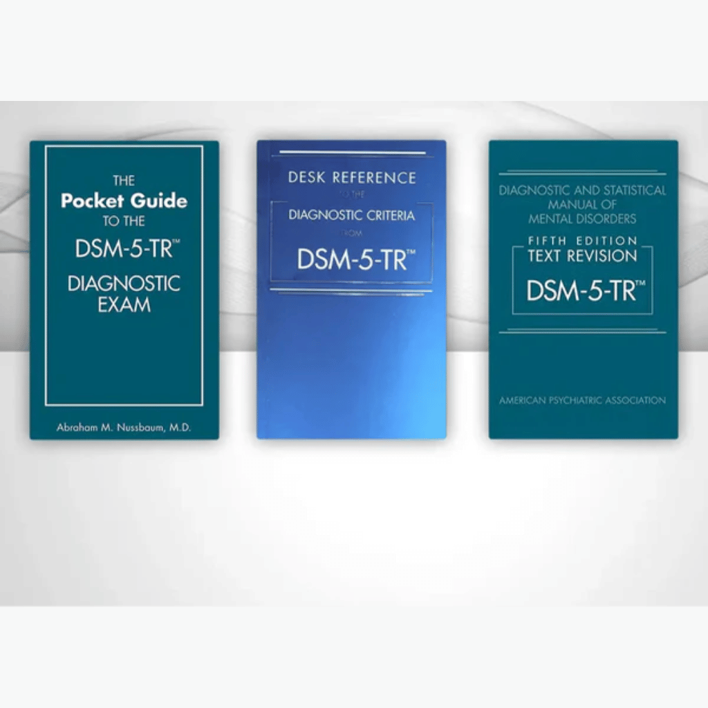 Book cover of DSM-5-TR Study Set: Diagnostic Criteria Exam-Prep Bundle