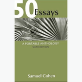Book cover of 50 Essays: A Portable Anthology – Classic & Modern Essays Collection