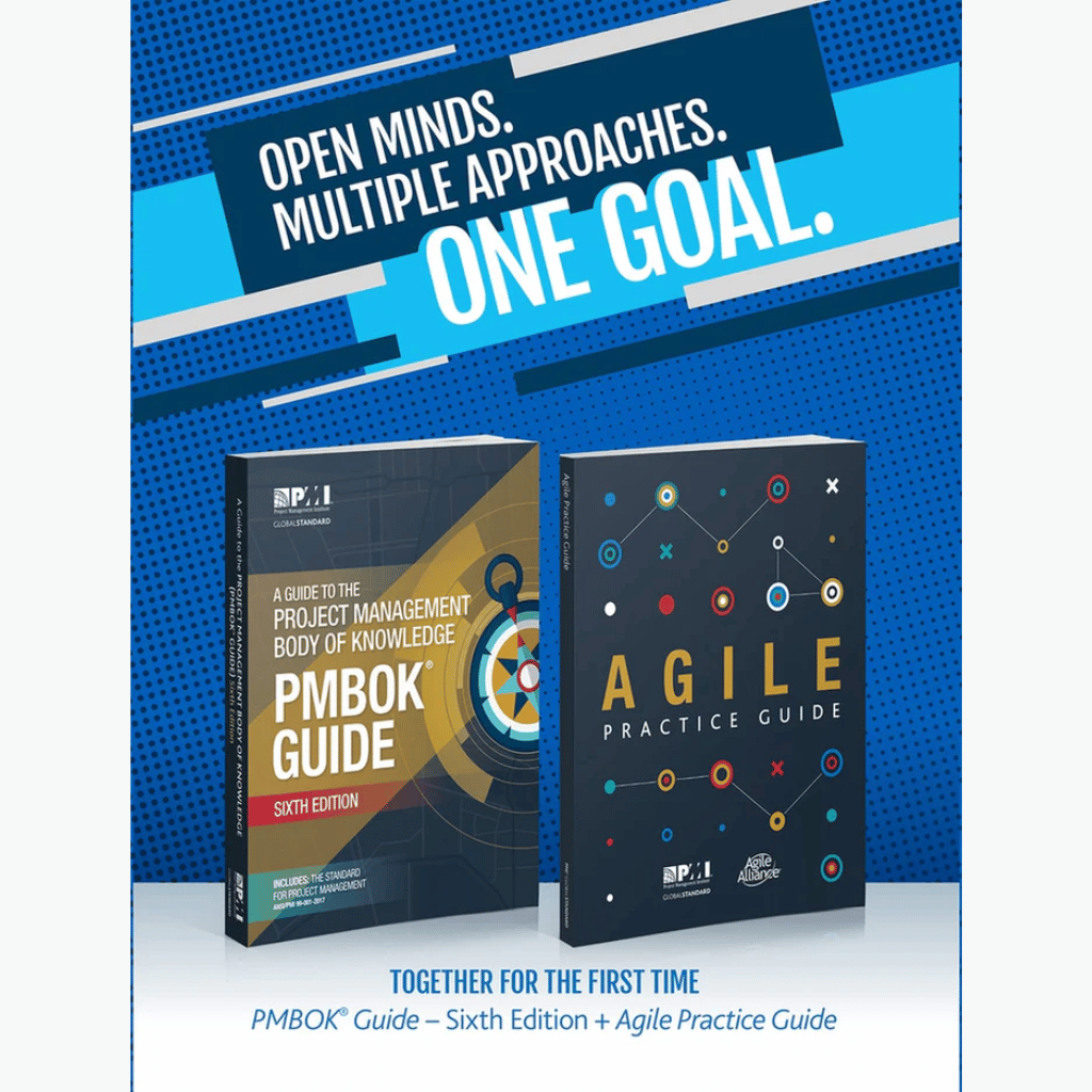 Book cover of PMBOK® Guide 6th Edition + Agile Practice Guide – Complete Bundle