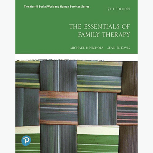 Book cover of Essentials of Family Therapy – 7th Edition Textbook
