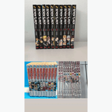 Book cover of Demon Slayer, Naruto & One Piece Vol 1–10 Set + Free Poster