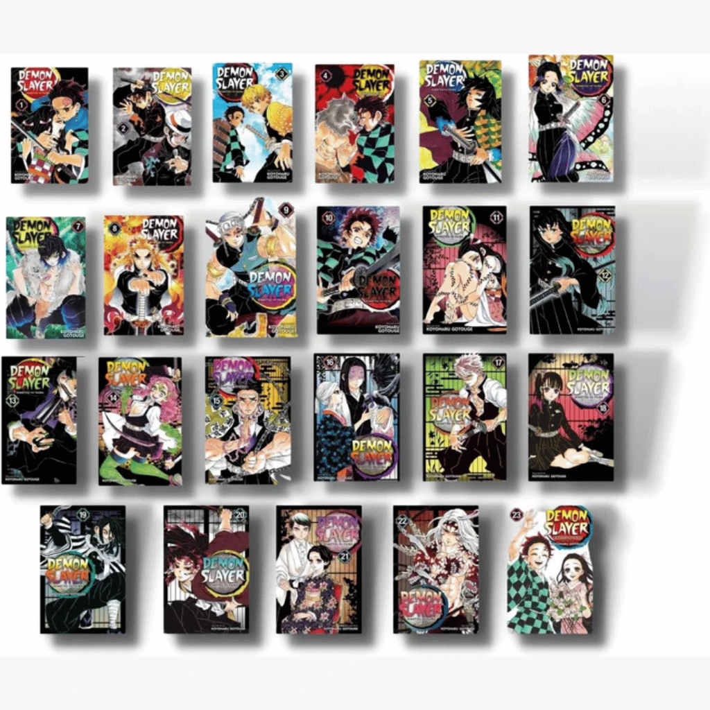 Book cover of Demon Slayer Vol 1–23 Complete Manga Set – Full Loose Edition