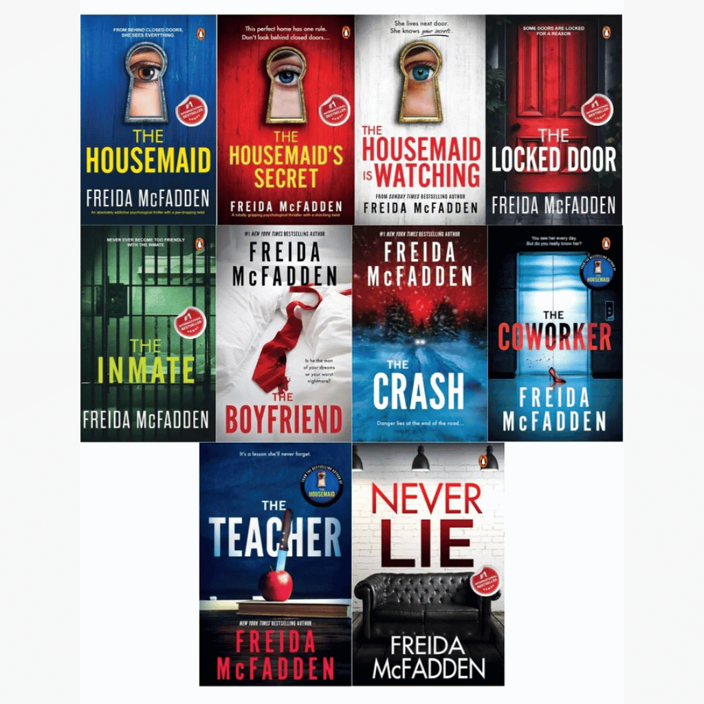 Book cover of Freida McFadden – 10-Book Thriller Collection Set | PCPL Book