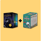 Book cover of Mega Kids Book Bundle – Wimpy Kid 1-13 + Harry Potter Box Set
