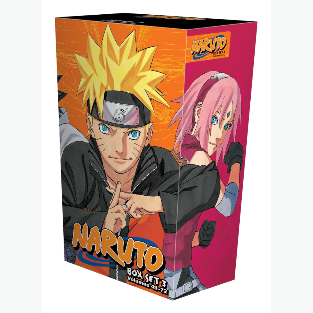 Book cover of Naruto Box Set 3 (Volumes 49–72) – Complete Paperback Collection