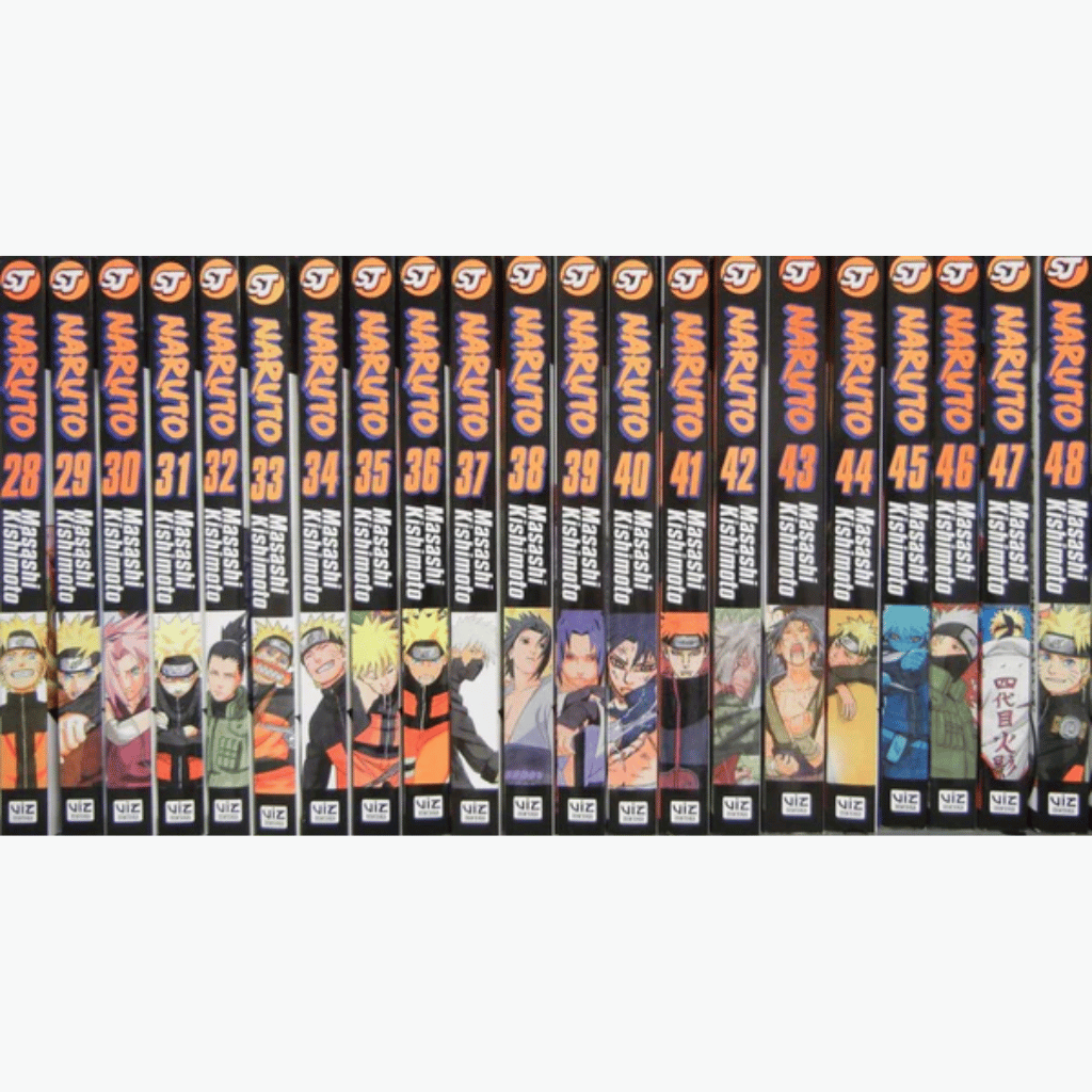 Book cover of Naruto Manga Box Set 2 (Volumes 28-48) – Free Wall Poster