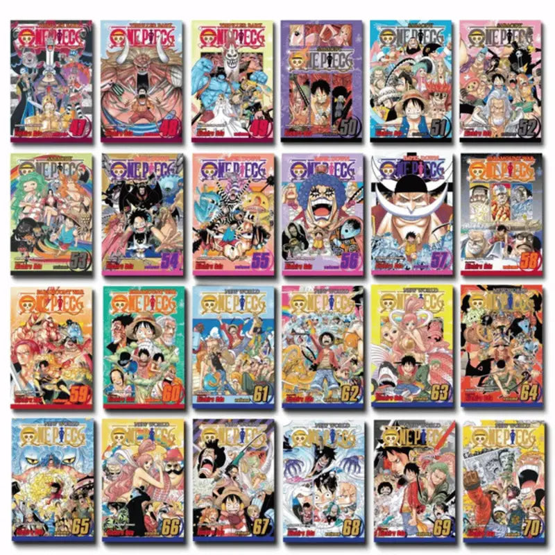 Book cover of One Piece Manga Set Vol 47–70 – Thriller Bark to Punk Hazard