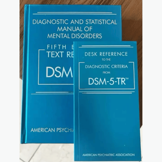 Book cover of New DSM-5-TR Hardcover + Desk Reference Combo Pack