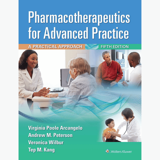 Book cover of Pharmacotherapeutics for Advanced Practice – 5th Ed (ISBN