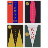 Book cover of Robert Greene 4-Book Set – Power, Seduction, Strategy & Mastery