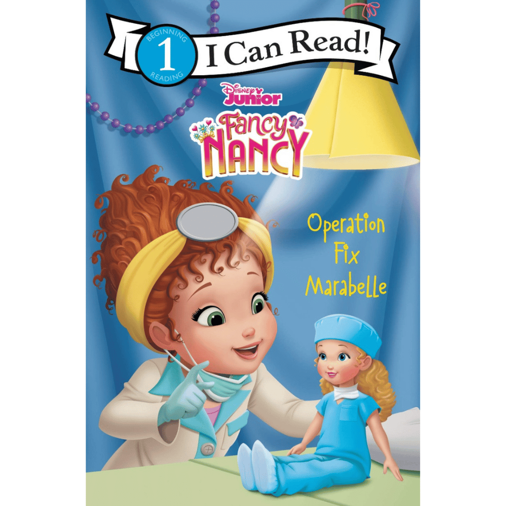 Book cover of Disney Junior Fancy Nancy: Operation Fix Marabelle – I Can Read