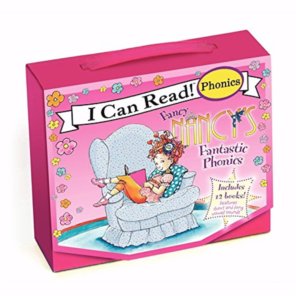 Book cover of Fancy Nancy’s Fantastic Phonics – Paperback Kids Book