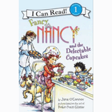 Book cover of Fancy Nancy and the Delectable Cupcakes — Paperback Book