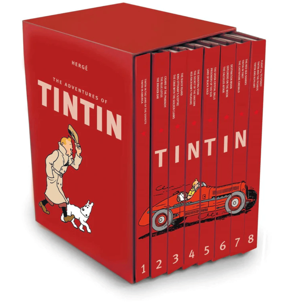 Book cover of The Adventures of Tintin – Complete Hardcover Collection