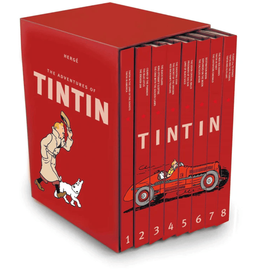 Book cover of The Adventures of Tintin – Complete Hardcover Collection