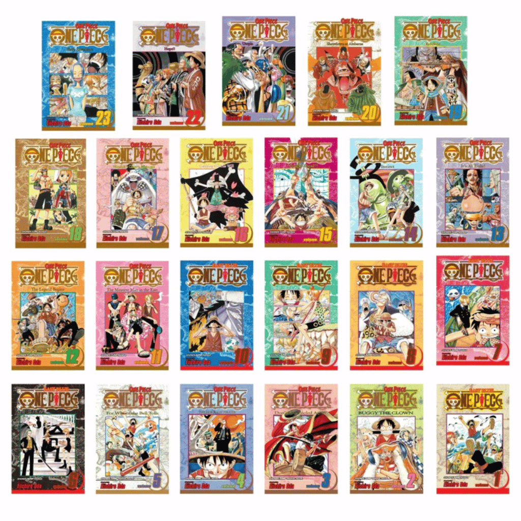 Book cover of One Piece Manga Vol. 1–23 Set – East Blue to Alabasta Saga 📚