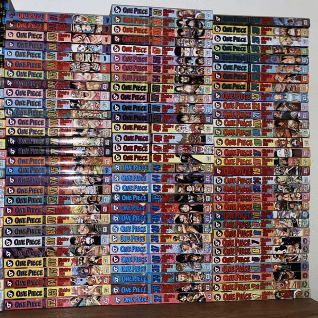 Book cover of One Piece Manga Volumes 1–90 Full Set + Free Wall Poster 🎁