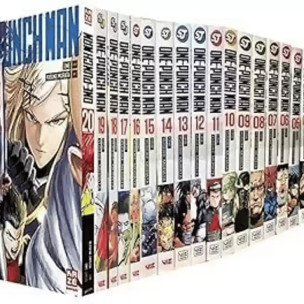 Book cover of One-Punch Man Box Set Vol 1–21 – Paperback Collection