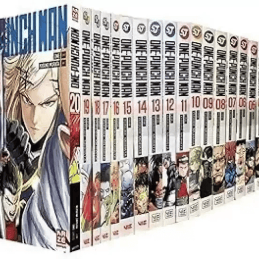 Book cover of One-Punch Man Box Set Vol 1–21 – Paperback Collection
