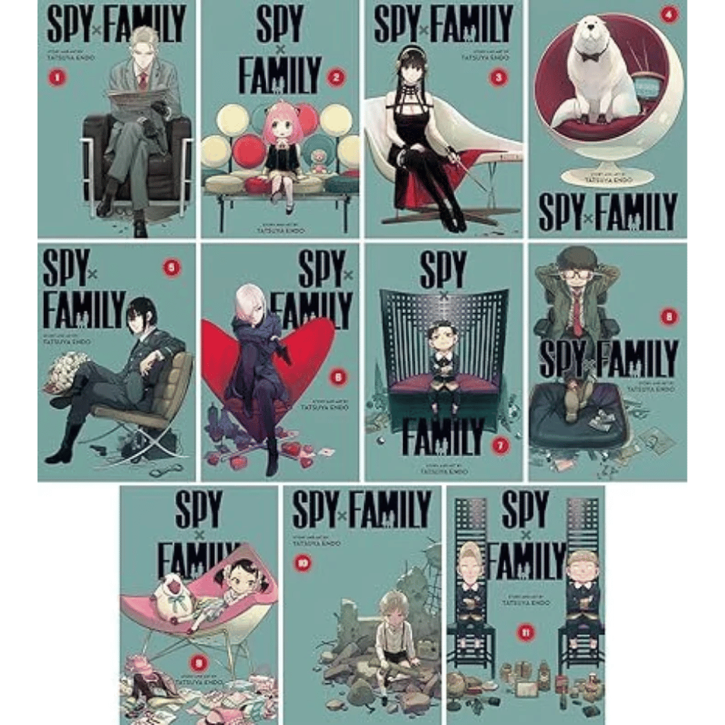 Book cover of Spy X Family Vol.1-11 Box Set – Complete Manga Collection