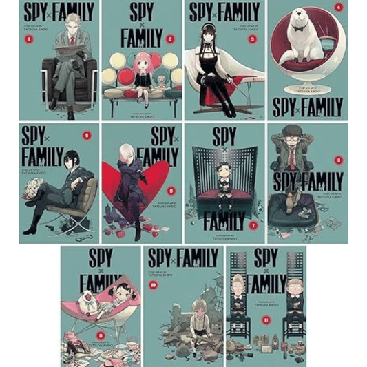 Book cover of Spy X Family Vol.1-11 Box Set – Complete Manga Collection
