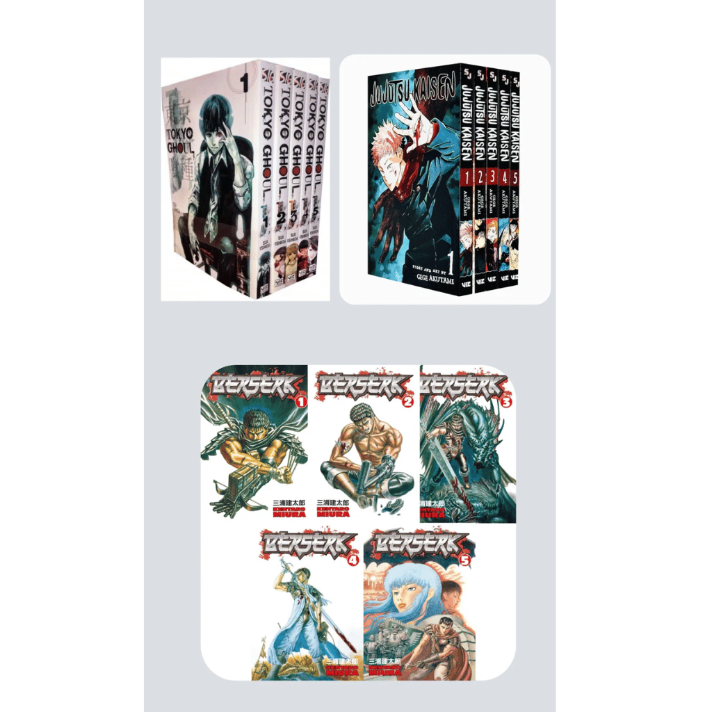 Book cover of Supernatural Dark Fantasy Manga Combo – Tokyo Ghoul · Jujutsu