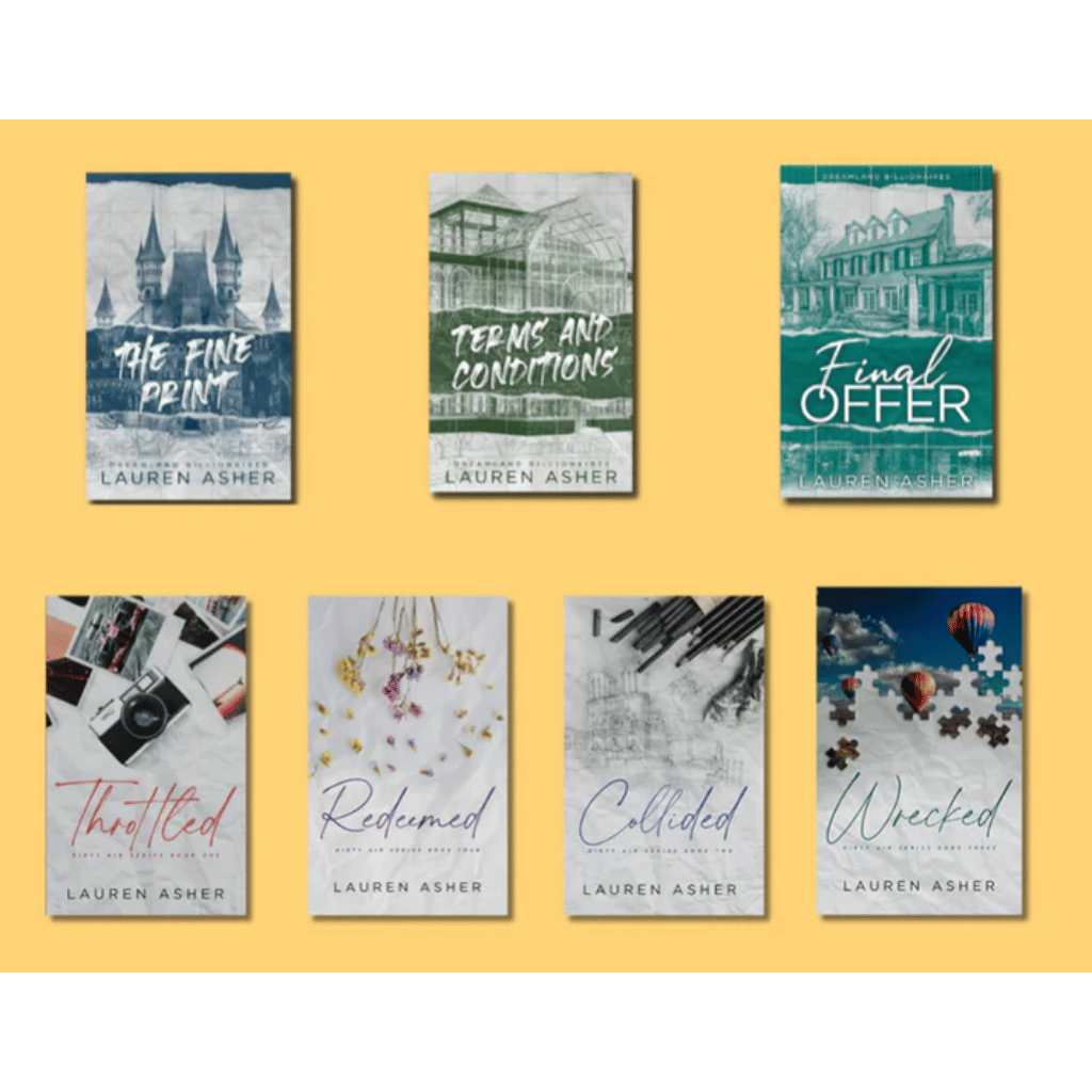 Book cover of The Dirty Air Series 1-4 by Lauren Asher – Complete Box Set
