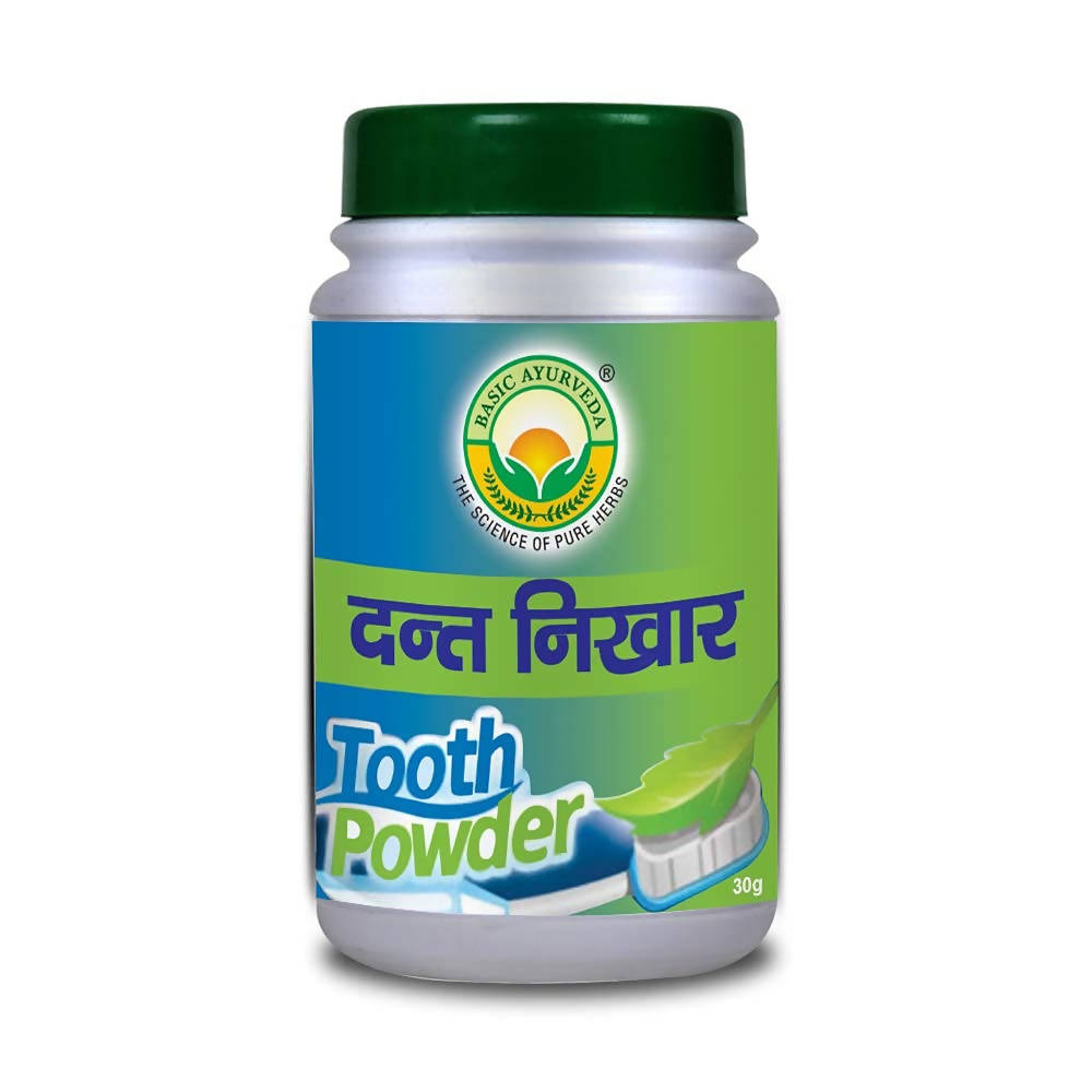 Basic Ayurveda Dant Nikhar Manjan 30 gms image 4