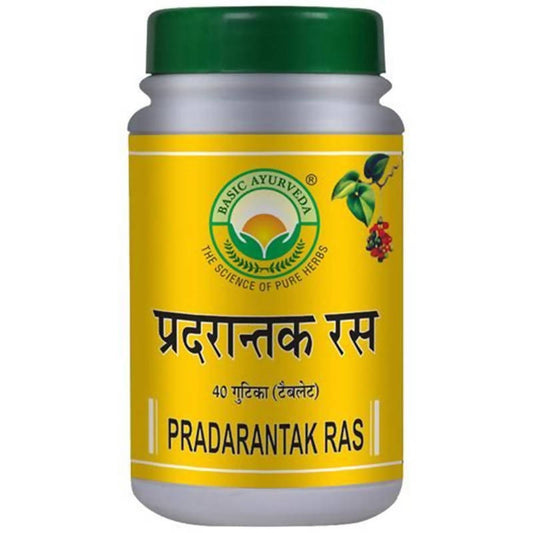 Basic Ayurveda Pradarantak Ras Tablet - 40 Tablets image 1