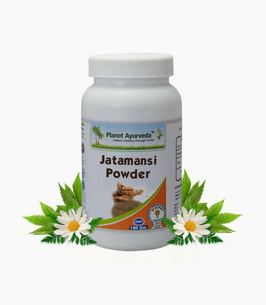 Planet Ayurveda Jatamansi Powder – 100g | Supports Mental Clarity & Nervous System Health image 1