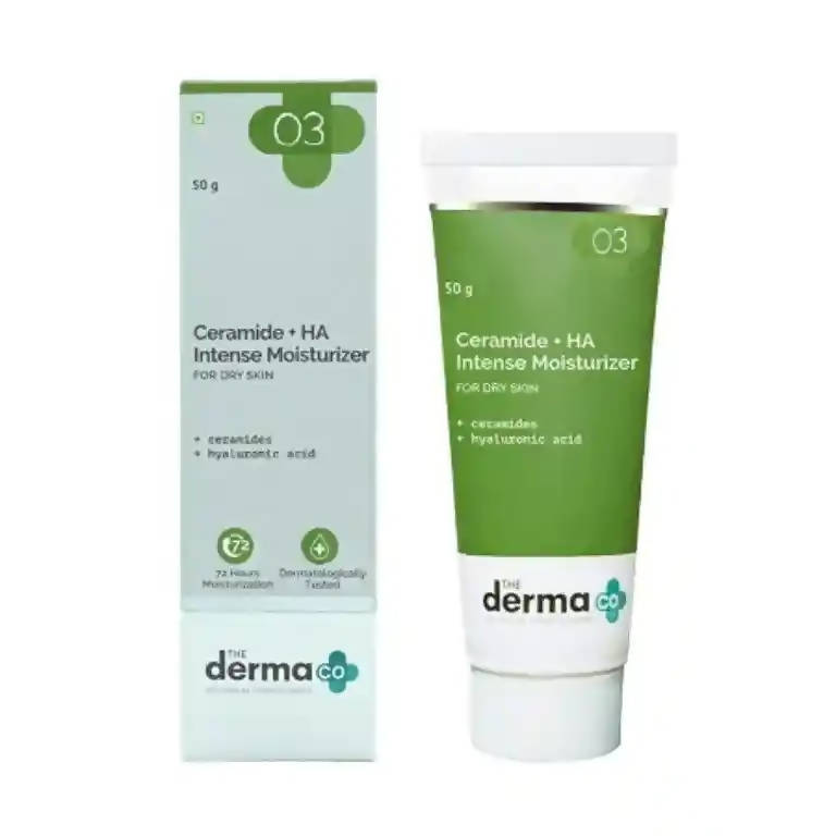 The Derma Co Ceramide + HA Intense Moisturizer for Dry Skin - 50 gms image 3