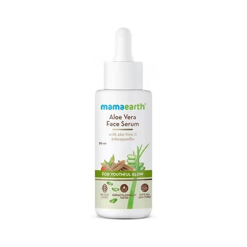 Mamaearth Aloe Vera Face Serum For Youthful Glow - 30 ml image 1