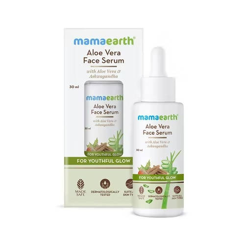 Mamaearth Aloe Vera Face Serum For Youthful Glow - 30 ml image 2
