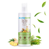 Mamaearth Tea Tree Hair Oil For Dandruff Free Hair oli -250ml image 2