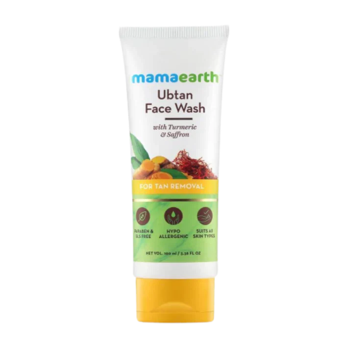 Mamaearth Ubtan Face Wash For Tan Removal -100 ml - Pack of 1 image 1