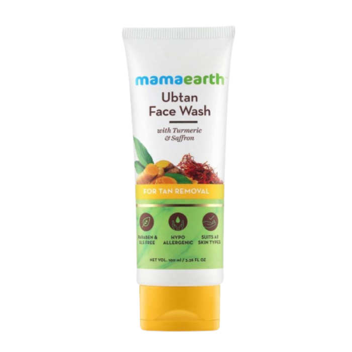 Mamaearth Ubtan Face Wash For Tan Removal -100 ml - Pack of 1 image 8