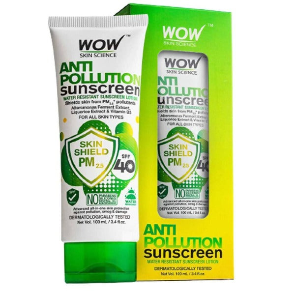 Wow Skin Science Anti Pollution Sunscreen Lotion - 100 ml image 1