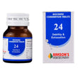 Bakson's Homeopathy Biochemic Combination 24 Tablets image 1