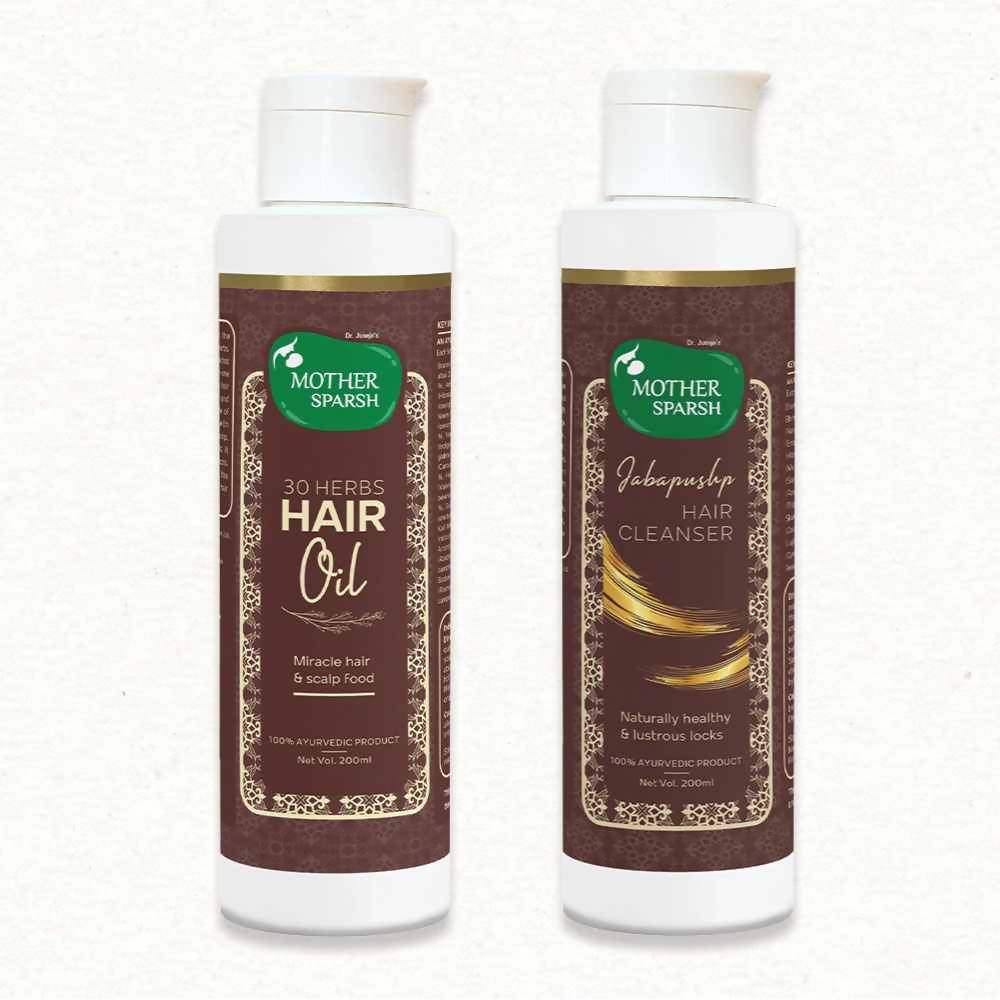 Mother Sparsh Super-Nourish Hair Care Duo - Combo Pack image 1