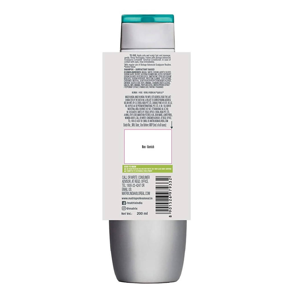Matrix Biolage Advanced Scalppure Shampoo image 2