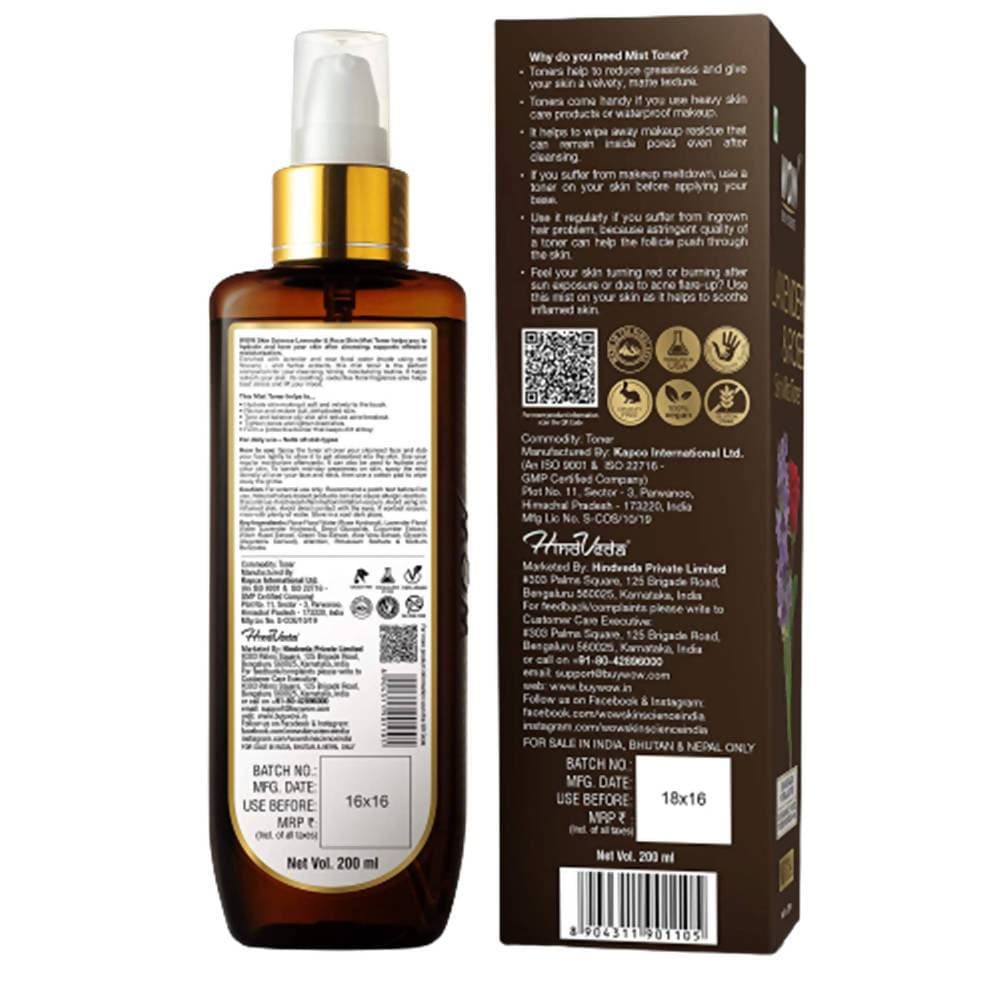 Wow Skin Science Lavender & Rose Skin Mist Toner - 200 ml image 2