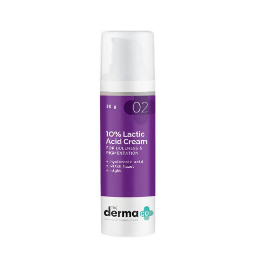 The Derma Co 10% Lactic Acid Face Cream for Skin Dullness & Pigmentation - 30 gms image 2