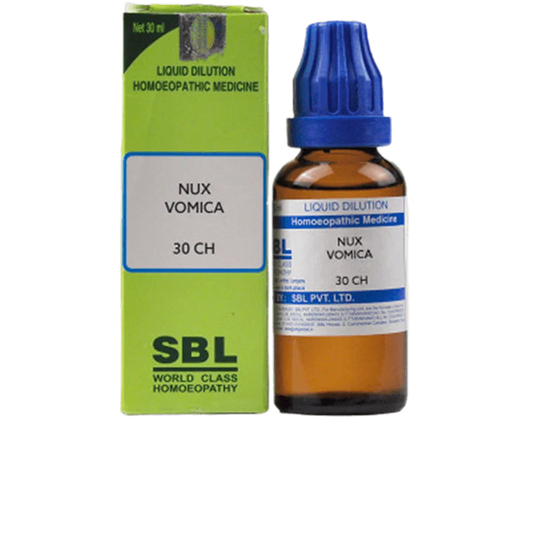 SBL Homeopathy Nux Vomica Dilution -30 CH - 30 ml image 1