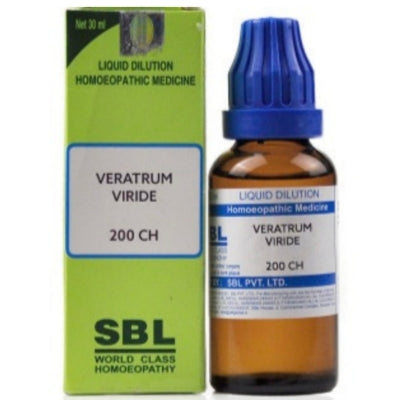 SBL Homeopathy Veratrum Viride Dilution - 30 ml image 1