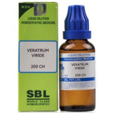 SBL Homeopathy Veratrum Viride Dilution - 30 ml image 1